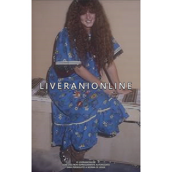 RETROSPETTIVA EDY ANGELLILLO ATTRICE NELLA FOTO EDY ANGELILLO A MILANO NELL\'ANNO 1981 AG ALDO LIVERANI SAS