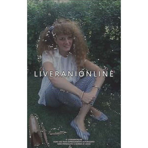 RETROSPETTIVA EDY ANGELLILLO ATTRICE NELLA FOTO EDY ANGELILLO A MILANO NELL\'ANNO 1982 AG ALDO LIVERANI SAS