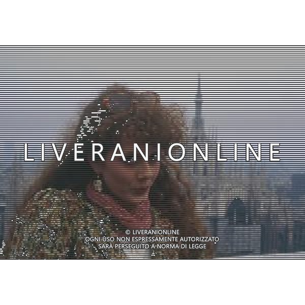 RETROSPETTIVA EDY ANGELLILLO ATTRICE NELLA FOTO EDY ANGELILLO A MILANO IN TERRAZZA MARTINI NELL\'ANNO 1985 AG ALDO LIVERANI SAS 