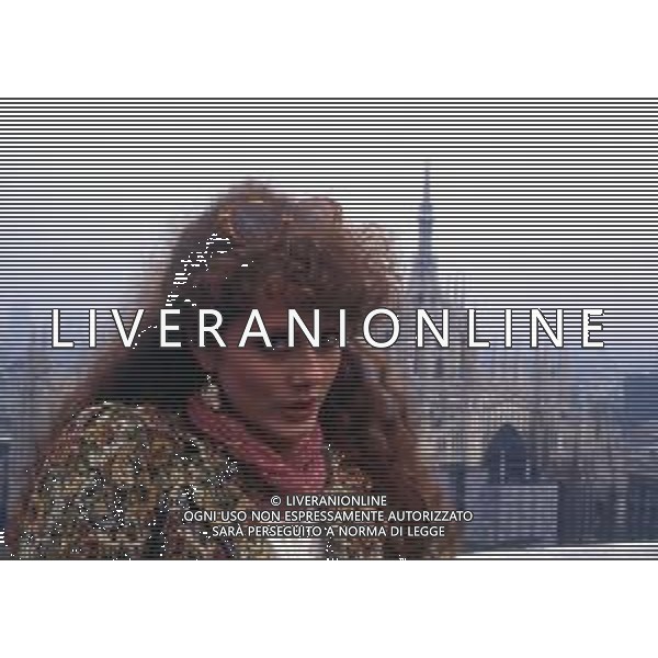 RETROSPETTIVA EDY ANGELLILLO ATTRICE NELLA FOTO EDY ANGELILLO A MILANO IN TERRAZZA MARTINI NELL\'ANNO 1985 AG ALDO LIVERANI SAS 