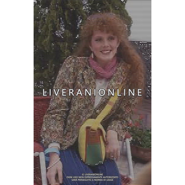 RETROSPETTIVA EDY ANGELLILLO ATTRICE NELLA FOTO EDY ANGELILLO A MILANO IN TERRAZZA MARTINI NELL\'ANNO 1985 AG ALDO LIVERANI SAS 