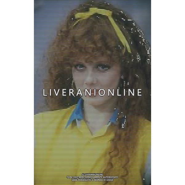 RETROSPETTIVA EDY ANGELILLO ATTRICE NELLA FOTO EDY ANGELILLO NELLA TRASMISSIONE TELEVISIVA “FRECO FRESCO“ RAI NELL\'ANNO 1981 AG ALDO LIVERANI SAS