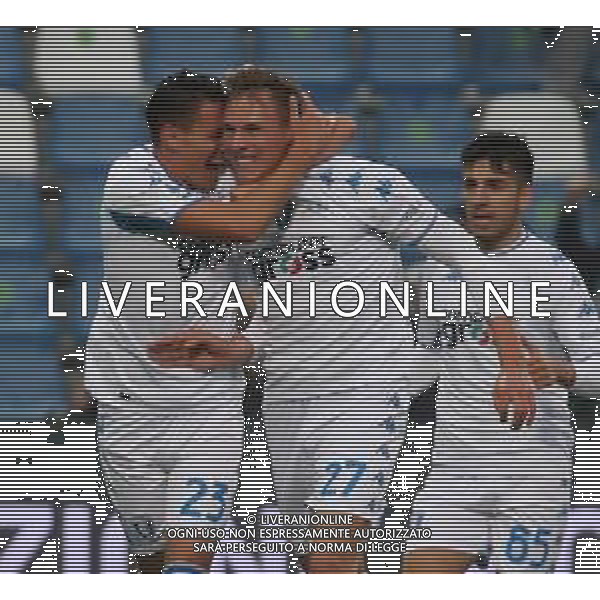 SASSUOLO - EMPOLI CAMPIONATO CALCIO SERIE A TIM 31.10.2021 NELLA FOTO ESULTANZA DOPO IL GOL DI SZYMON ZURKOWSKI ©SANTANDREA/AGENZIA ALDO LIVERANI SAS