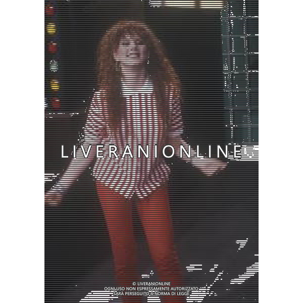 RETROSPETTIVA EDY ANGELILLO ATTRICE NELLA FOTO EDY ANGELILLO NELLA TRASMISSIONE TELEVISIVA “FRECO FRESCO“ RAI NELL\'ANNO 1981 AG ALDO LIVERANI SAS