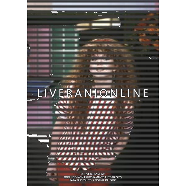 RETROSPETTIVA EDY ANGELILLO ATTRICE NELLA FOTO EDY ANGELILLO NELLA TRASMISSIONE TELEVISIVA “FRECO FRESCO“ RAI NELL\'ANNO 1981 AG ALDO LIVERANI SAS
