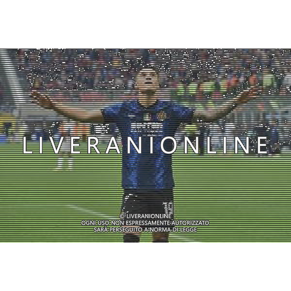 Joaquin Correa (Inter) esulta dopo il gol del 2 a 0 Inter vs Udinese Campionato Serie A TIM - 11a giornata Milano 31-10-2021 Stadio Giuseppe Meazza - San Siro foto Roberto Garavaglia/ag. Aldo Liverani sas