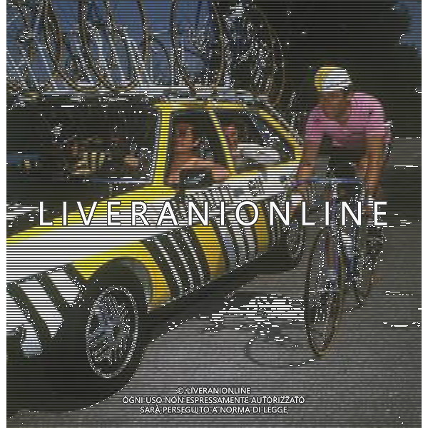 RETROSPETTIVA BERNARD HINAULT CICLISTA NELLA FOTO BERNARD HINAULT NELL\'ANNO 1980 AG ALDO LIVERANI SAS