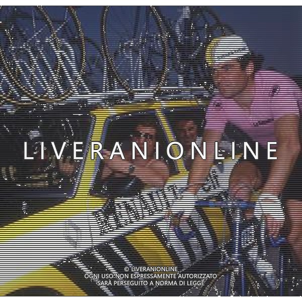 RETROSPETTIVA BERNARD HINAULT CICLISTA NELLA FOTO BERNARD HINAULT NELL\'ANNO 1980 AG ALDO LIVERANI SAS