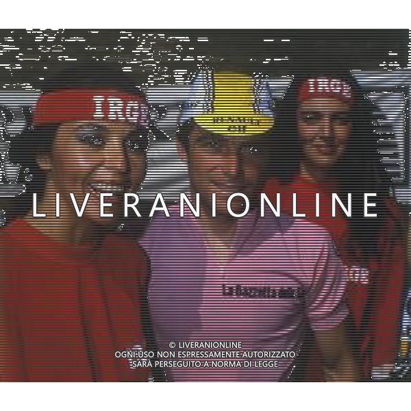 RETROSPETTIVA BERNARD HINAULT CICLISTA NELLA FOTO BERNARD HINAULT NELL\'ANNO 1981 AG ALDO LIVERANI SAS