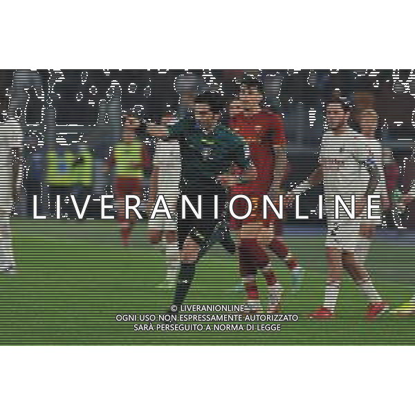 Roma vs Milan Campionato Serie A TIM - 11 giornata Stadio Olimpico - Roma 31-10-2021 nella foto arbitro Maresca concede il rigore al Milan ©Federico Gaetano /AGENZIA ALDO LIVERANI SAS
