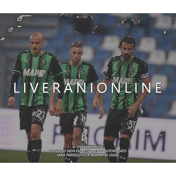 SASSUOLO - EMPOLI CAMPIONATO CALCIO SERIE A TIM 31.10.2021 NELLA FOTO DELUSIONE VLAD CHIRICHES, DAVIDE FRATTESI E GIAN MARCO FERRARI (SASSUOLO) ©SANTANDREA /AGENZIA ALDO LIVERANI SAS