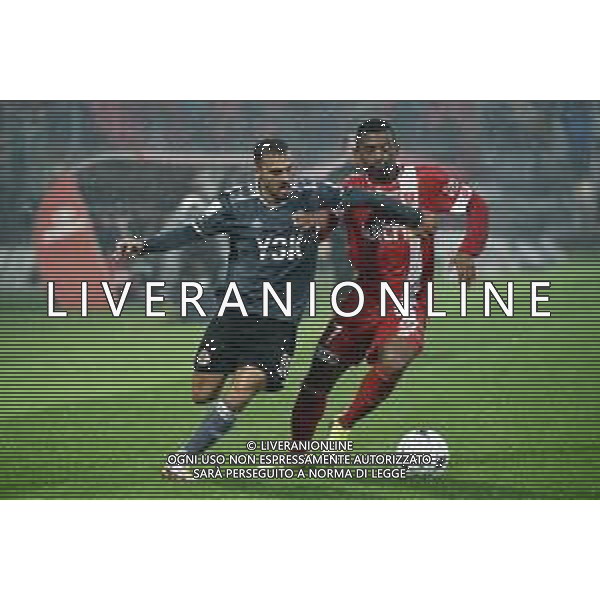 © TVRG Francesco Orlando (Alessandria) e Jose\' Machin (Monza) Monza vs Alessandria Campionato Serie BKT - 11a giornata Monza 01-11-2021 U-Power Stadium foto Roberto Garavaglia/ag. Aldo Liverani sas /AGENZIA ALDO LIVERANI SAS