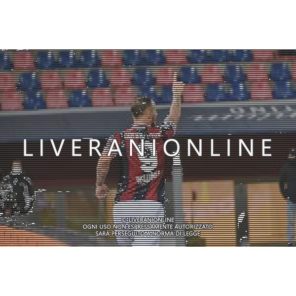 BOLOGNA - CAGLIARI CAMPIONATO CALCIO SERIE A TIM 01.11.2021 NELLA FOTO ESULTANZA DOPO IL GOL DI MARKO ARNAUTOVIC ©VILLANI /AGENZIA ALDO LIVERANI SAS