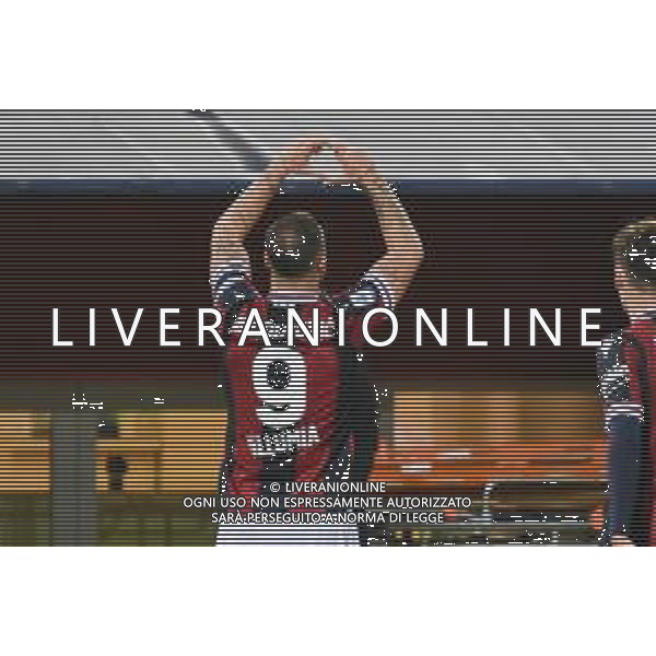 BOLOGNA - CAGLIARI CAMPIONATO CALCIO SERIE A TIM 01.11.2021 NELLA FOTO ESULTANZA DOPO IL GOL DI MARKO ARNAUTOVIC ©VILLANI /AGENZIA ALDO LIVERANI SAS