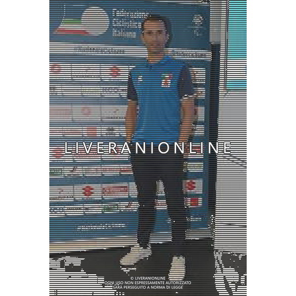 © TVRG Presentazione commissari tecnici ciclismo nella foto Daniele Bennati commissario tecnico della Nazionale maschile professionisti su strada Milano 02-11-2021 Presso la sala Biagi di Palazzo Lombardia si e\' tenuta la conferenza stampa di presentazione del Velodromo di Montichiari (BS) come centro federale di eccellenza e dei commissari tecnici del quadriennnio olimpico 2021-2024 della FCI Federazione Ciclistica Italiana foto Roberto Garavaglia/ag. Aldo Liverani sas /AGENZIA ALDO LIVERANI SAS