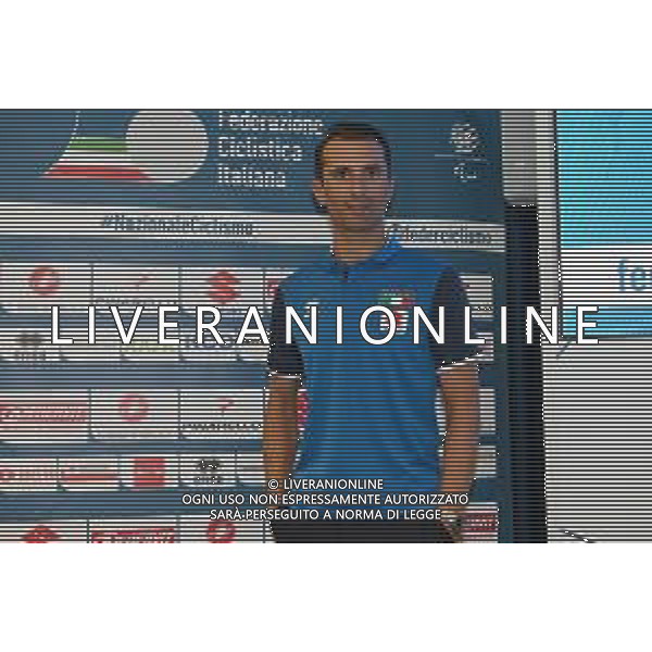 © TVRG Presentazione commissari tecnici ciclismo nella foto Daniele Bennati commissario tecnico della Nazionale maschile professionisti su strada Milano 02-11-2021 Presso la sala Biagi di Palazzo Lombardia si e\' tenuta la conferenza stampa di presentazione del Velodromo di Montichiari (BS) come centro federale di eccellenza e dei commissari tecnici del quadriennnio olimpico 2021-2024 della FCI Federazione Ciclistica Italiana foto Roberto Garavaglia/ag. Aldo Liverani sas