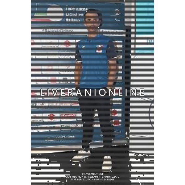 © TVRG Presentazione commissari tecnici ciclismo nella foto Daniele Bennati commissario tecnico della Nazionale maschile professionisti su strada Milano 02-11-2021 Presso la sala Biagi di Palazzo Lombardia si e\' tenuta la conferenza stampa di presentazione del Velodromo di Montichiari (BS) come centro federale di eccellenza e dei commissari tecnici del quadriennnio olimpico 2021-2024 della FCI Federazione Ciclistica Italiana foto Roberto Garavaglia/ag. Aldo Liverani sas