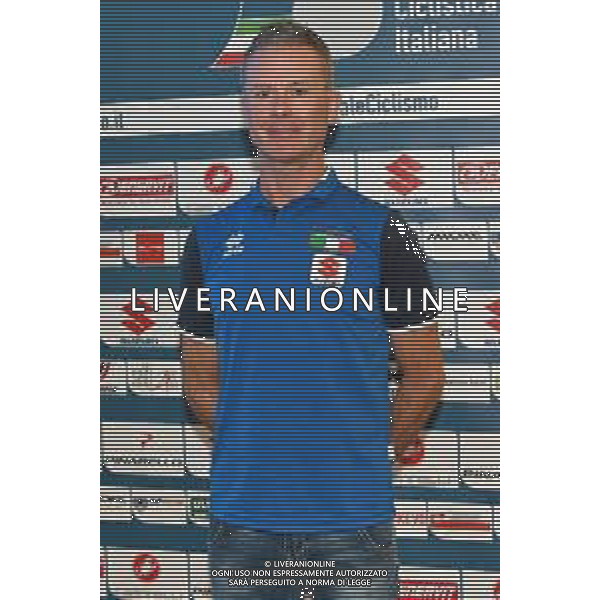 © TVRG Presentazione commissari tecnici ciclismo nella foto Daniele Pontoni commissario tecnico della Nazionale di ciclocross e gravel Milano 02-11-2021 Presso la sala Biagi di Palazzo Lombardia si e\' tenuta la conferenza stampa di presentazione del Velodromo di Montichiari (BS) come centro federale di eccellenza e dei commissari tecnici del quadriennnio olimpico 2021-2024 della FCI Federazione Ciclistica Italiana foto Roberto Garavaglia/ag. Aldo Liverani sas