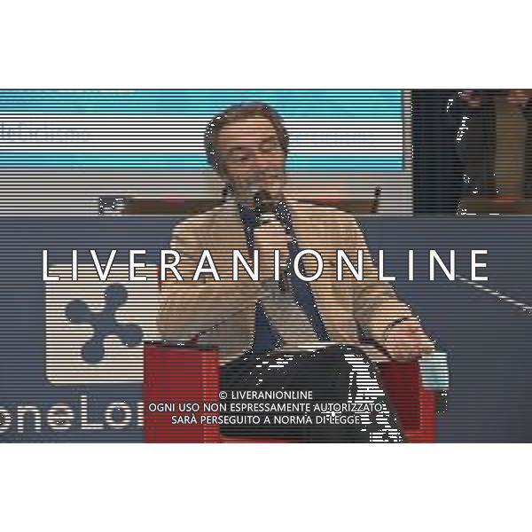 © TVRG Presentazione commissari tecnici ciclismo nella foto Attilio Fontana presidente di Regione Lombardia Milano 02-11-2021 Presso la sala Biagi di Palazzo Lombardia si e\' tenuta la conferenza stampa di presentazione del Velodromo di Montichiari (BS) come centro federale di eccellenza e dei commissari tecnici del quadriennnio olimpico 2021-2024 della FCI Federazione Ciclistica Italiana foto Roberto Garavaglia/ag. Aldo Liverani sas