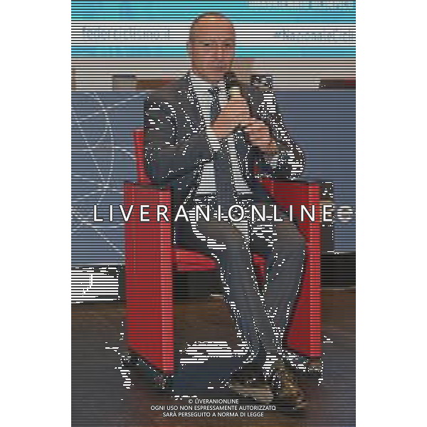 © TVRG Presentazione commissari tecnici ciclismo nella foto Cordiano Dagnoni presidente della FCI Federazione Ciclistica Italiana Milano 02-11-2021 Presso la sala Biagi di Palazzo Lombardia si e\' tenuta la conferenza stampa di presentazione del Velodromo di Montichiari (BS) come centro federale di eccellenza e dei commissari tecnici del quadriennnio olimpico 2021-2024 della FCI Federazione Ciclistica Italiana foto Roberto Garavaglia/ag. Aldo Liverani sas