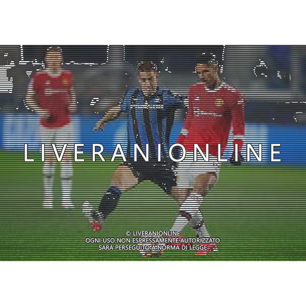Atalanta-Manchester United Uefa Champions League 2021/2022 4a giornata Bergamo, 2 novembre 2021 Nella foto: Mario Pasalic e Raphael Varane Ph. Soli - Ag. Aldo Liverani /AGENZIA ALDO LIVERANI SAS