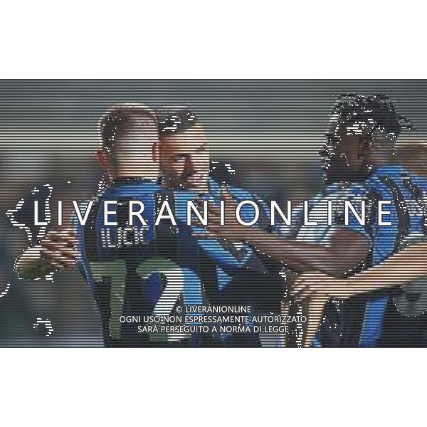 Atalanta-Manchester United Uefa Champions League 2021/2022 4a giornata Bergamo, 2 novembre 2021 Nella foto: Josip Ilicic esulta dopo il gol dell\'1-0 Ph. Soli - Ag. Aldo Liverani /AGENZIA ALDO LIVERANI SAS