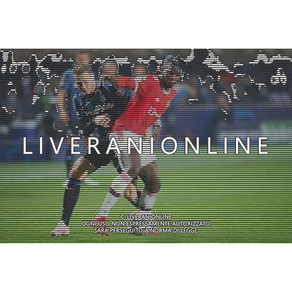 Atalanta-Manchester United Uefa Champions League 2021/2022 4a giornata Bergamo, 2 novembre 2021 Nella foto: Paul Pogba e Teun Koopmeiners Ph. Soli - Ag. Aldo Liverani /AGENZIA ALDO LIVERANI SAS