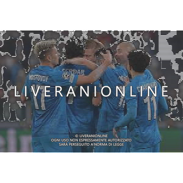 Torino 02.11.2021 Stadio Allianz Stadium ©Alessandro Falzone/Agenzia Aldo Liverani Juventus vs Zenit Champions League 2021/2022 Gruppo H Giornata 4 di 6 Nella foto: esultanza gol zenit ©FALZONE /AGENZIA ALDO LIVERANI SAS