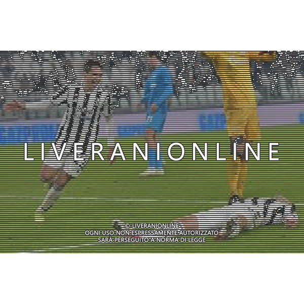 Torino 02.11.2021 Stadio Allianz Stadium ©Alessandro Falzone/Agenzia Aldo Liverani Juventus vs Zenit Champions League 2021/2022 Gruppo H Giornata 4 di 6 Nella foto: esultanza gol di alvaro morata con federico chiesa ©FALZONE /AGENZIA ALDO LIVERANI SAS