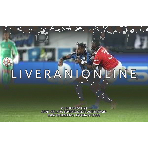 Atalanta-Manchester United Uefa Champions League 2021/2022 4a giornata Bergamo, 2 novembre 2021 Nella foto: Duvan Zapata e Eric Bailly Ph. Soli - Ag. Aldo Liverani/AGENZIA ALDO LIVERANI SAS