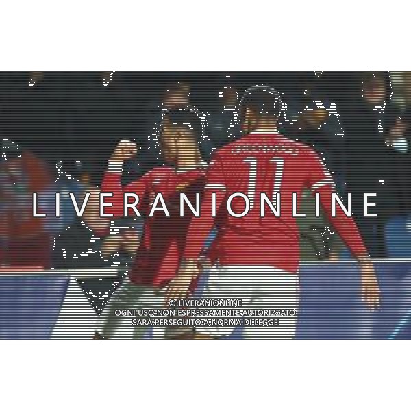 Atalanta-Manchester United Uefa Champions League 2021/2022 4a giornata Bergamo, 2 novembre 2021 Nella foto: Cristiano Ronaldo esulta dopo il gol del 2-2 Ph. Soli - Ag. Aldo Liverani/AGENZIA ALDO LIVERANI SAS