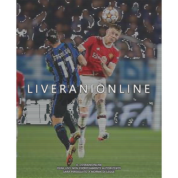 Atalanta-Manchester United Uefa Champions League 2021/2022 4a giornata Bergamo, 2 novembre 2021 Nella foto: Remo Freuler e Scott McTominay Ph. Soli - Ag. Aldo Liverani/AGENZIA ALDO LIVERANI SAS