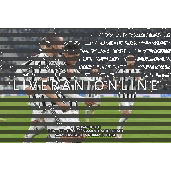 Torino 02.11.2021 Stadio Allianz Stadium ©Alessandro Falzone/Agenzia Aldo Liverani Juventus vs Zenit Champions League 2021/2022 Gruppo H Giornata 4 di 6 Nella foto: Esultanza gol di Paulo Dybala