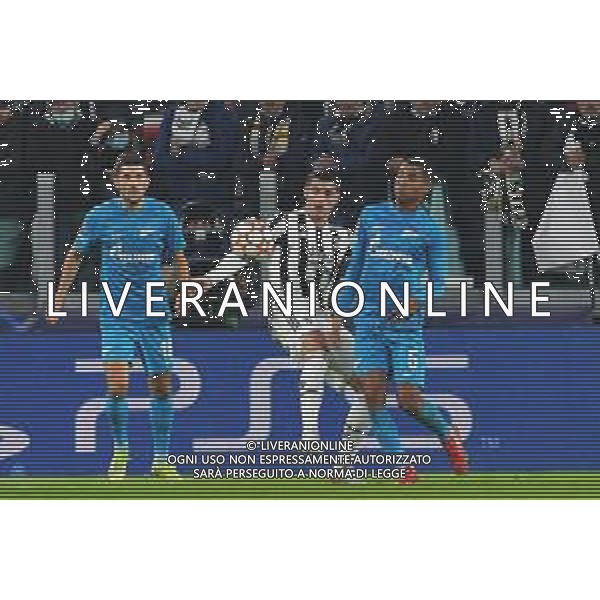 Torino 02.11.2021 Stadio Allianz Stadium ©Alessandro Falzone/Agenzia Aldo Liverani Juventus vs Zenit Champions League 2021/2022 Gruppo H Giornata 4 di 6 Nella foto: Alvaro Morata-Wílmar Barrios