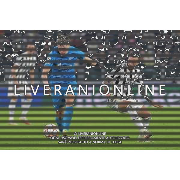 Torino 02.11.2021 Stadio Allianz Stadium ©Alessandro Falzone/Agenzia Aldo Liverani Juventus vs Zenit Champions League 2021/2022 Gruppo H Giornata 4 di 6 Nella foto: Andrej Mostovoj-Fedrico Bernardeschi