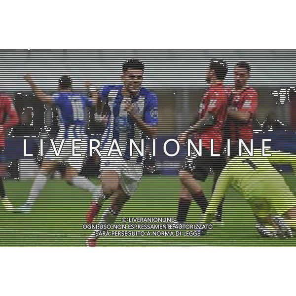 Luis Diaz (Porto) esulta dopo il gol dell\'1 a 0 Milan vs Porto UEFA Champions League fase a gironi 4a giornata - gruppo B Milano 03-11-2021 Stadio Giuseppe Meazza - San Siro foto Roberto Garavaglia/ag. Aldo Liverani sas /AGENZIA ALDO LIVERANI SAS