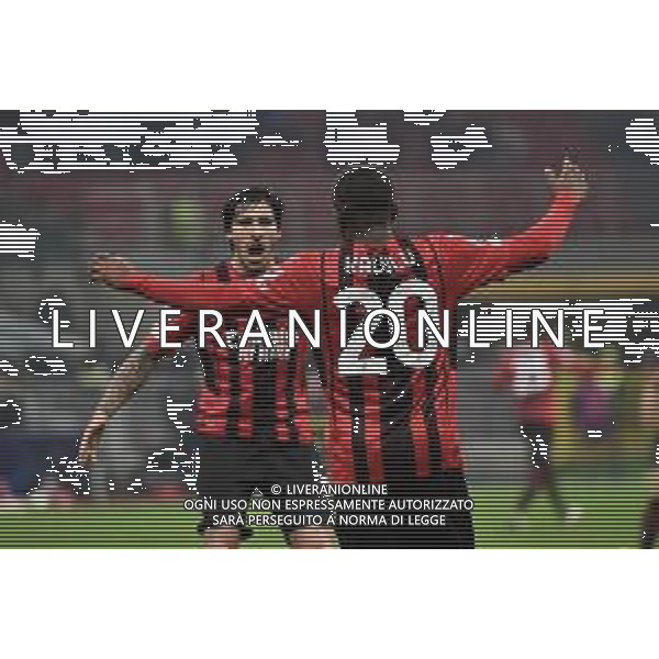 esultanza Milan dopo il gol dell\'1 a 1 Pierre Kalulu e sandro tonali Milan vs Porto UEFA Champions League fase a gironi 4a giornata - gruppo B Milano 03-11-2021 Stadio Giuseppe Meazza - San Siro foto Roberto Garavaglia/ag. Aldo Liverani sas /AGENZIA ALDO LIVERANI SAS