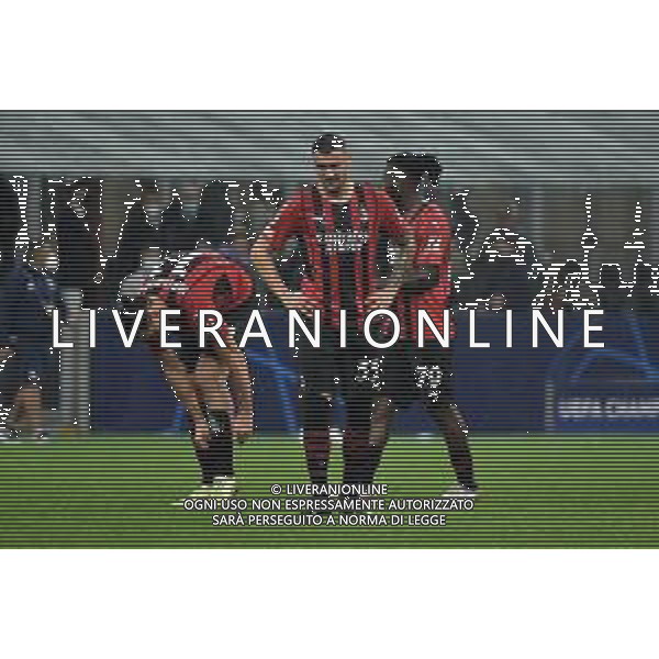 delusione finale Milan Milan vs Porto UEFA Champions League fase a gironi 4a giornata - gruppo B Milano 03-11-2021 Stadio Giuseppe Meazza - San Siro foto Roberto Garavaglia/ag. Aldo Liverani sas /AGENZIA ALDO LIVERANI SAS