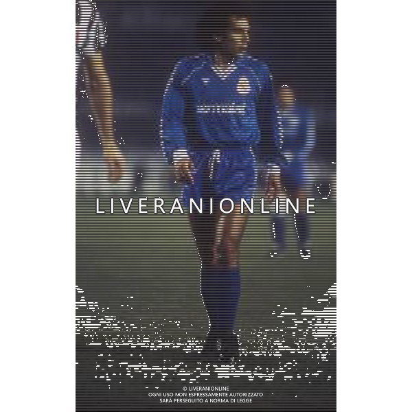 RETROSPETTIVA HUGO SANCHEZ CALCIATORE NELLA FOTO HUGO SANCHEZ CON LA MAGLIA DEL REAL MADRID  ARCHIVIO DFP-AG ALDO LIVERANI SAS 