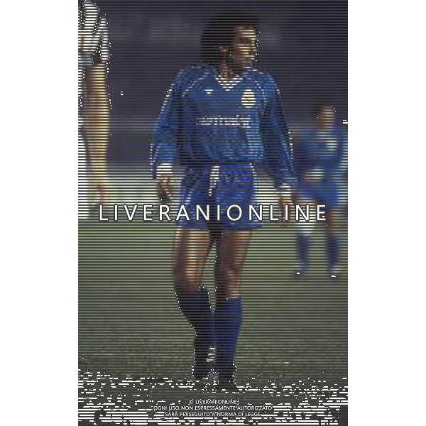 RETROSPETTIVA HUGO SANCHEZ CALCIATORE NELLA FOTO HUGO SANCHEZ CON LA MAGLIA DEL REAL MADRID  ARCHIVIO DFP-AG ALDO LIVERANI SAS 