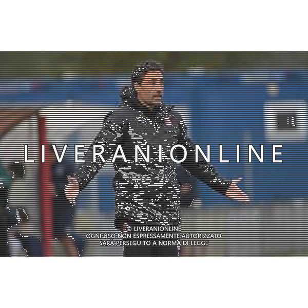 © TVRG Federico Giunti allenatore Milan Milan vs Porto UEFA Youth League fase a gironi 4a giornata - gruppo B Milano 03-11-2021 Centro sportivo Peppino Vismara foto Roberto Garavaglia/ag. Aldo Liverani sas/AGENZIA ALDO LIVERANI SAS