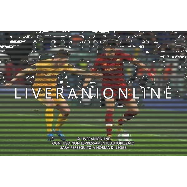 Roma vs Bodo/Glimt Conference League - 4 giornata Stadio Olimpico - Roma 04-11-2021 nella foto El Shaarawy e Sampsted ©Federico Gaetano /AGENZIA ALDO LIVERANI SAS