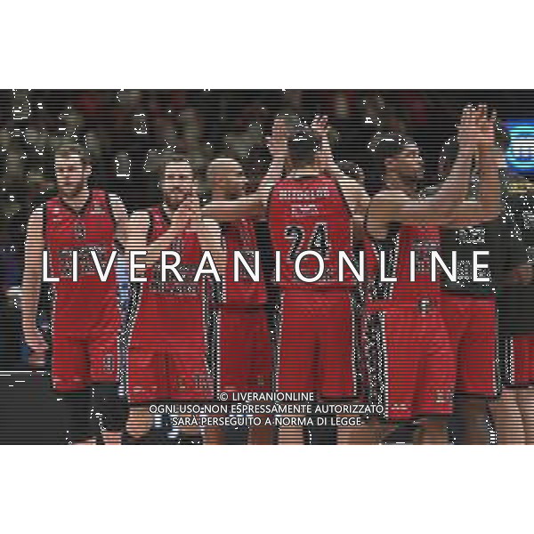 © TVRG esultanza finale Milano AX Armani Exchange Milano vs Barcellona Turkish Ailines EuroLeague - 8a giornata regular season Assago (MI) 04-11-2021 Mediolanum Forum foto Roberto Garavaglia/ag. Aldo Liverani sas /AGENZIA ALDO LIVERANI SAS
