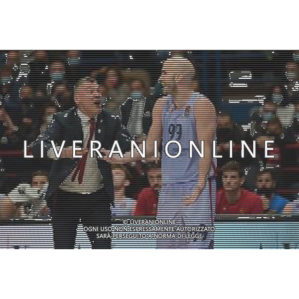 © TVRG Sarunas Jasikevicius allenatore Barcellona SX e Nick Calathes (Barcellona) DX AX Armani Exchange Milano vs Barcellona Turkish Ailines EuroLeague - 8a giornata regular season Assago (MI) 04-11-2021 Mediolanum Forum foto Roberto Garavaglia/ag. Aldo Liverani sas /AGENZIA ALDO LIVERANI SAS