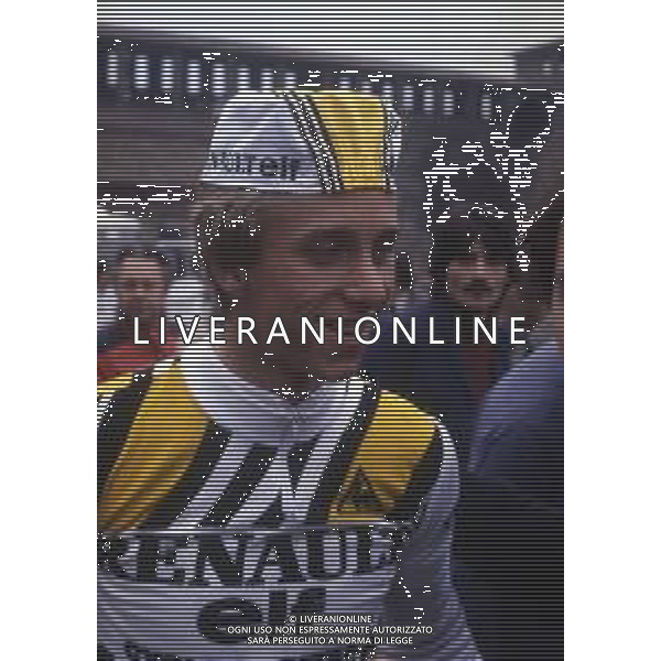 RETROSPETTIVA Gregory James LeMond CICLISTA NELLA FOTO Gregory James LeMond A MILANO NELL\'ANNO 1982 AG ALDO LIVERANI SAS 