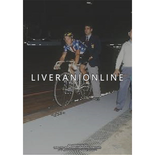 RETROSPETTIVA Gregory James LeMond CICLISTA NELLA FOTO Gregory James LeMond A MILANO NELL\'ANNO 1984 AG ALDO LIVERANI SAS 