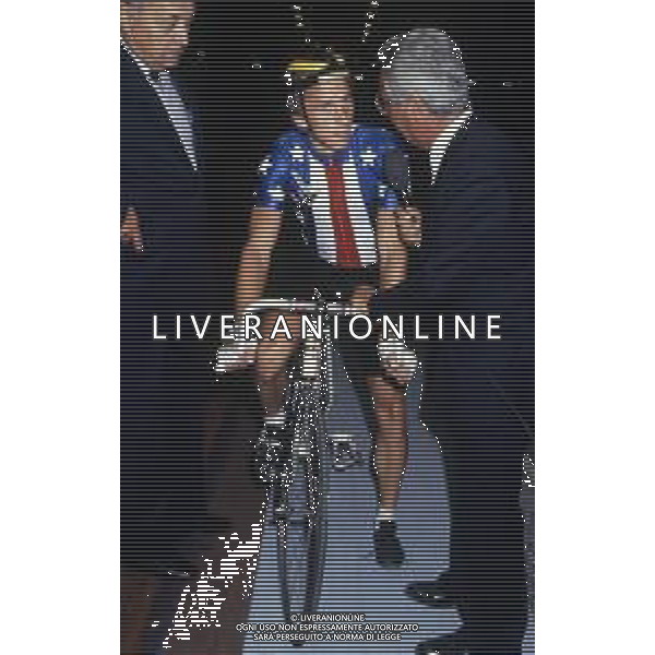 RETROSPETTIVA Gregory James LeMond CICLISTA NELLA FOTO Gregory James LeMond A MILANO NELL\'ANNO 1984 AG ALDO LIVERANI SAS 