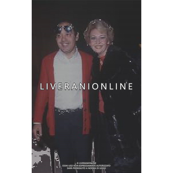 RETROSPETTIVA ANNA MARIA GAMBINERI ANNUNCIATRICE TELEVISIVA NELLA FOTO ANNA MARIA GAMBINERI CON GIANNI BONCOMPAGNI A ROMA NELL\'ANNO 1978 AG ALDO LIVERANI SAS