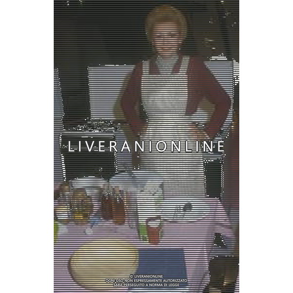 RETROSPETTIVA ANNA MARIA GAMBINERI ANNUNCIATRICE TELEVISIVA NELLA FOTO ANNA MARIA GAMBINERI A ROMA NELL\'ANNO 1979 AG ALDO LIVERANI SAS