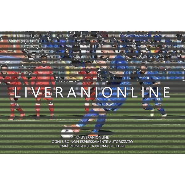 ¬© TVRG Alberto Cerri (Como) segna il gol del 2 a 0 su rigore Como vs Perugia Campionato Serie BKT - 12a giornata Como 06-11-2021 Stadio Giuseppe Sinigaglia foto Roberto Garavaglia/ag. Aldo Liverani sas/AGENZIA ALDO LIVERANI SAS